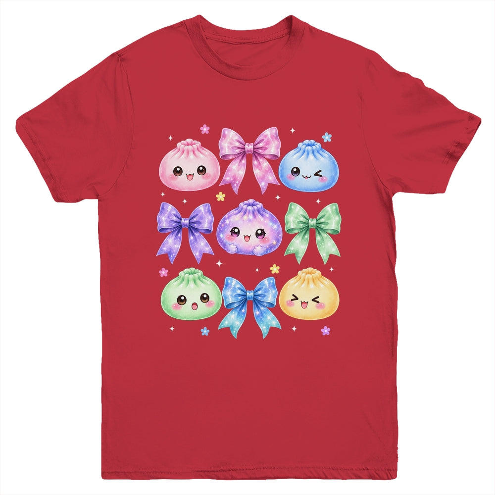 Kawaii Dumpling Cute Pastel Anime Coquette Lovers Kids Girl Youth Shirt | siriusteestore