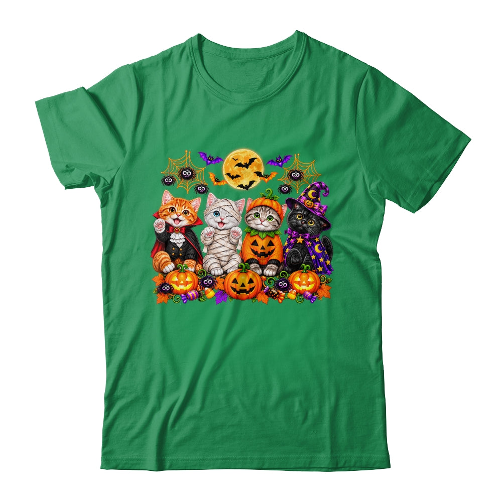 Kawaii Halloween Cat Lovers Cute Spooky Kittens Women Girls Shirt & Sweatshirt | siriusteestore