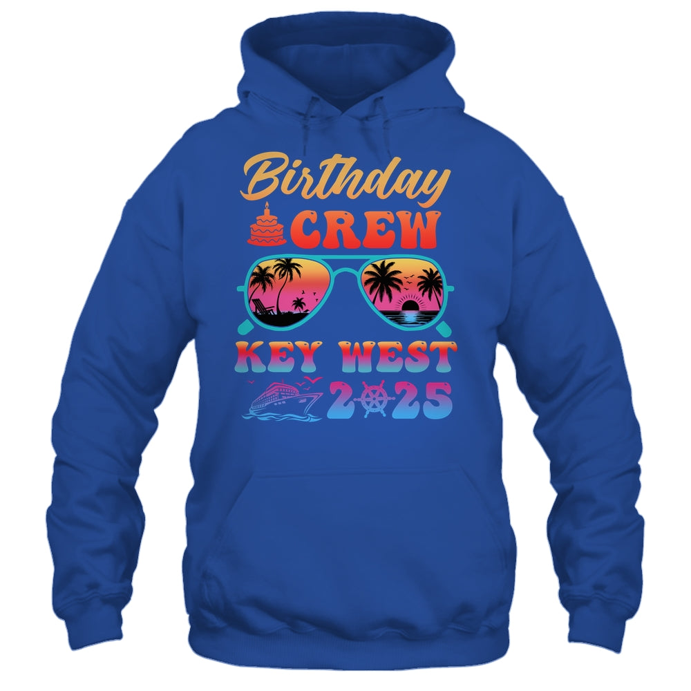 Key West Birthday Crew Vacation Cruise 2025 Summer Trip Group Shirt & Tank Top | siriusteestore