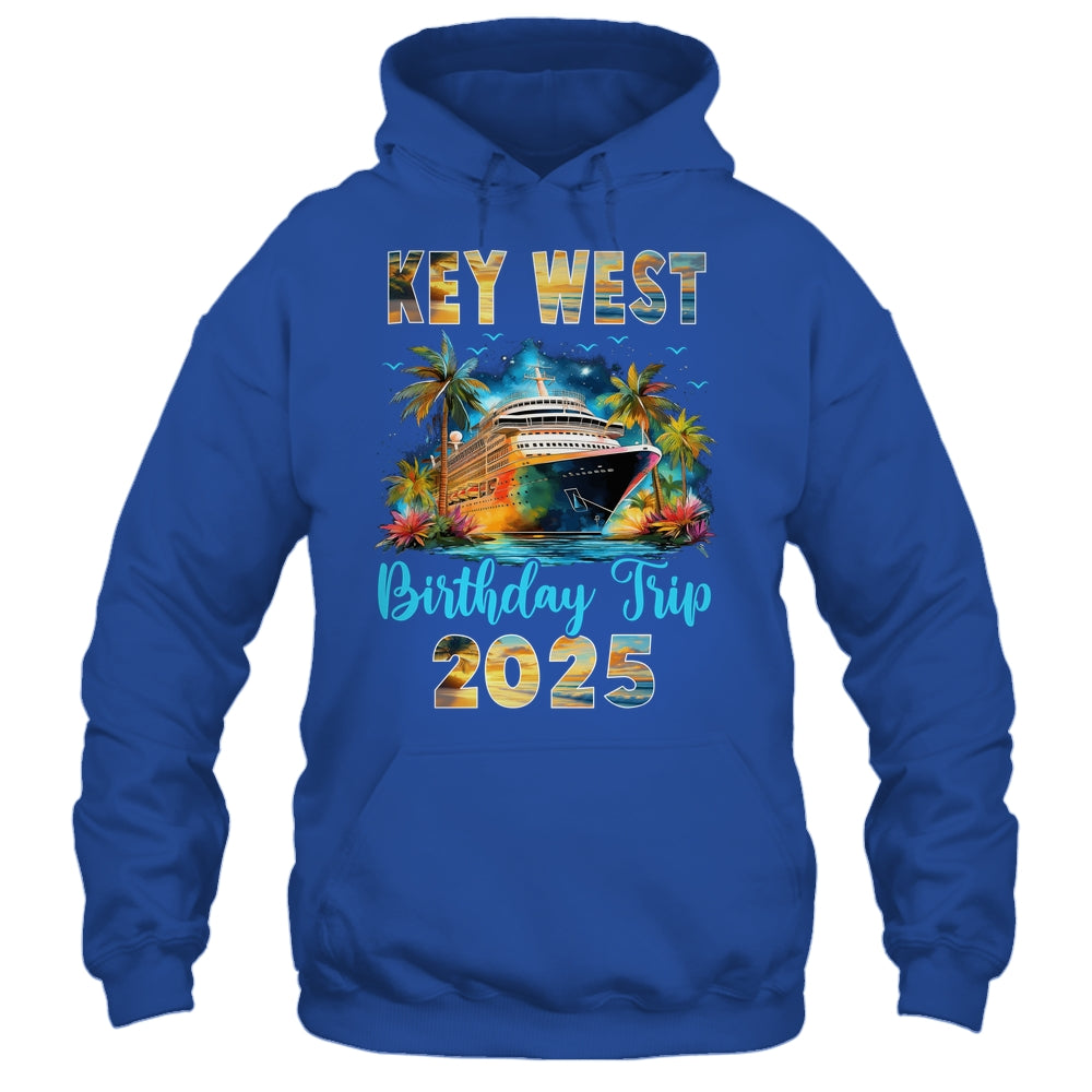 Key West Birthday Trip 2025 Birthday Cruise Vacation Party Shirt & Tank Top | siriusteestore