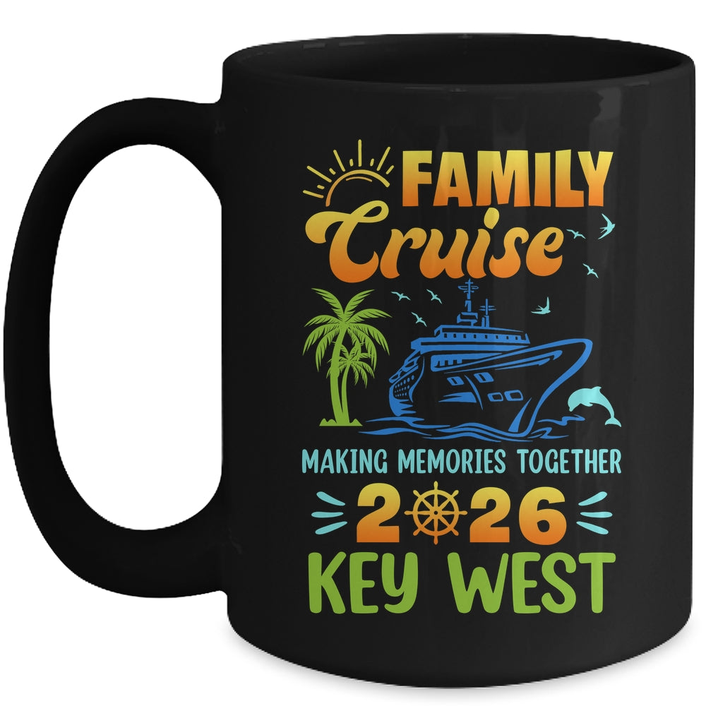 Key West Cruise 2026 Family Friends Group Vacation Matching Mug | siriusteestore