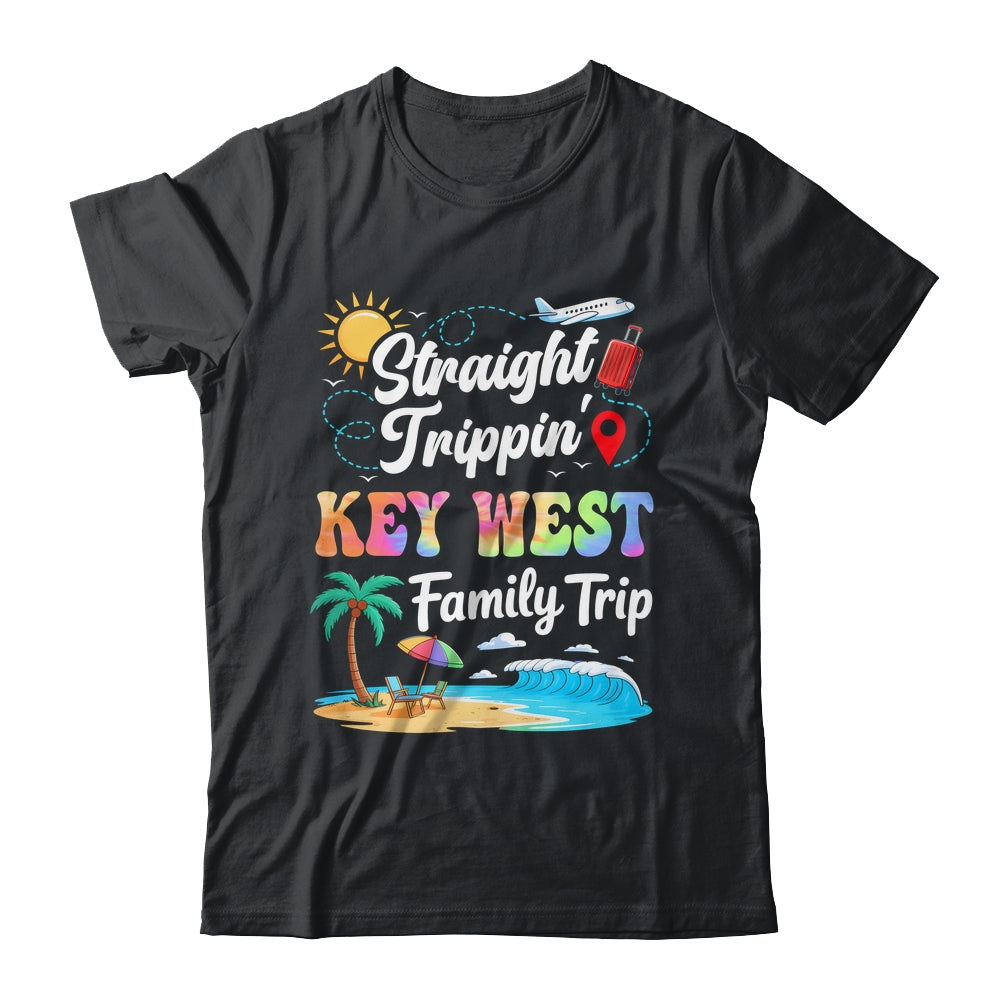 Key West Family Vacation 2025 Straight Trippin Trip Shirt & Tank Top | siriusteestore