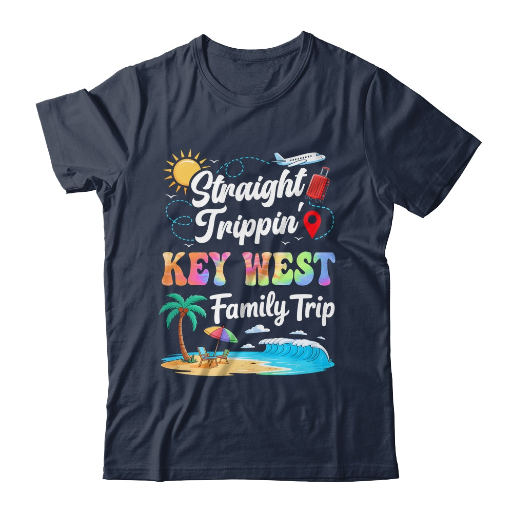 Key West Family Vacation 2025 Straight Trippin Trip Shirt & Tank Top | siriusteestore