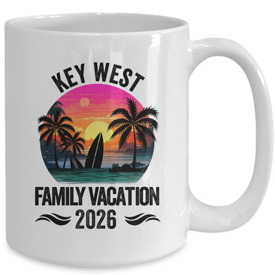 Key West Family Vacation 2026 Matching Outfits Beach Summer Mug | siriusteestore