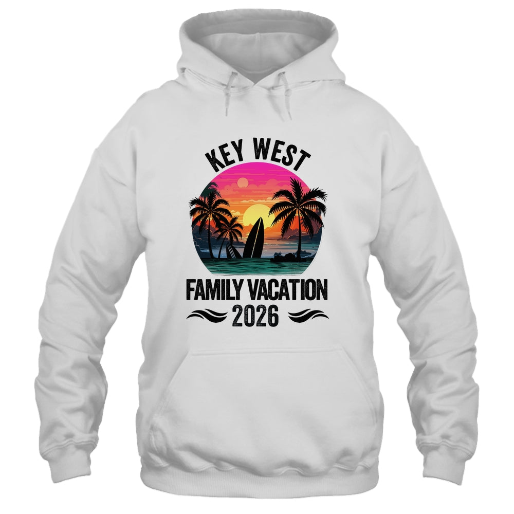 Key West Family Vacation 2026 Matching Outfits Beach Summer Shirt & Tank Top | siriusteestore