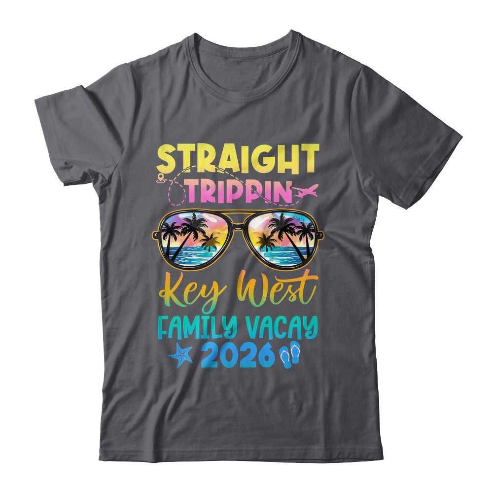 Key West Family Vacay Vacation 2026 Straight Trippin Shirt & Tank Top | siriusteestore