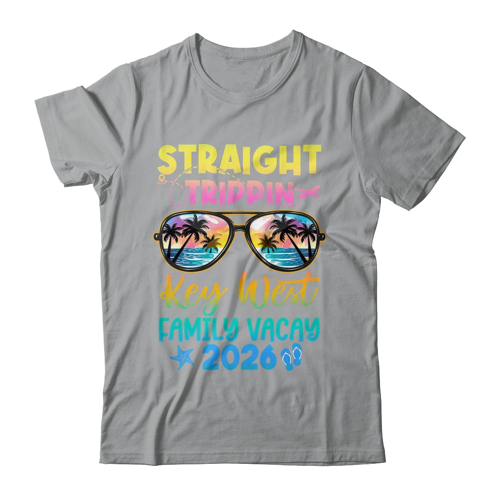 Key West Family Vacay Vacation 2026 Straight Trippin Shirt & Tank Top | siriusteestore