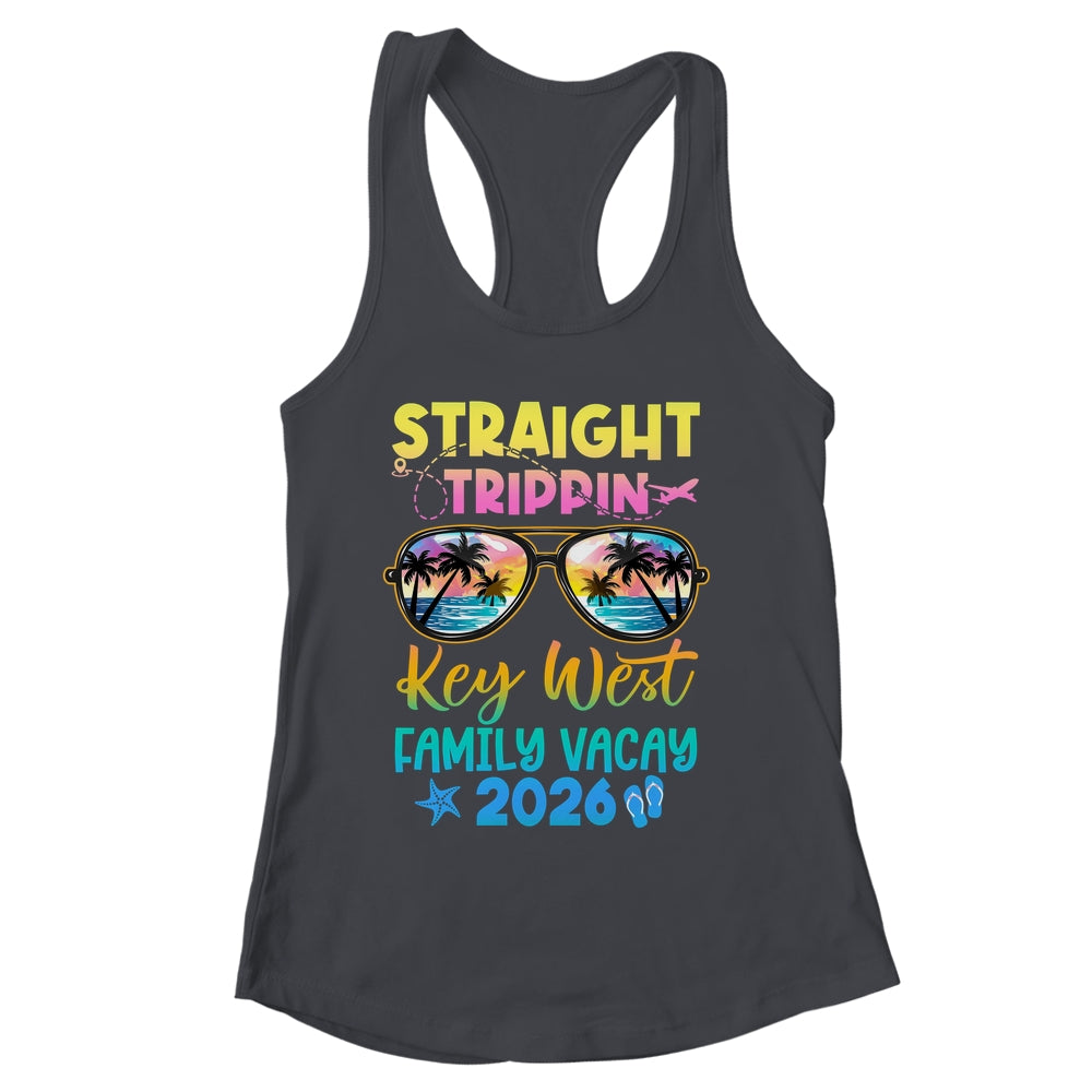 Key West Family Vacay Vacation 2026 Straight Trippin Shirt & Tank Top | siriusteestore