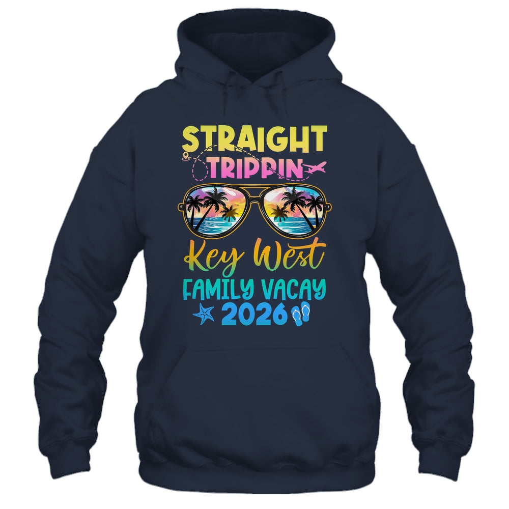 Key West Family Vacay Vacation 2026 Straight Trippin Shirt & Tank Top | siriusteestore