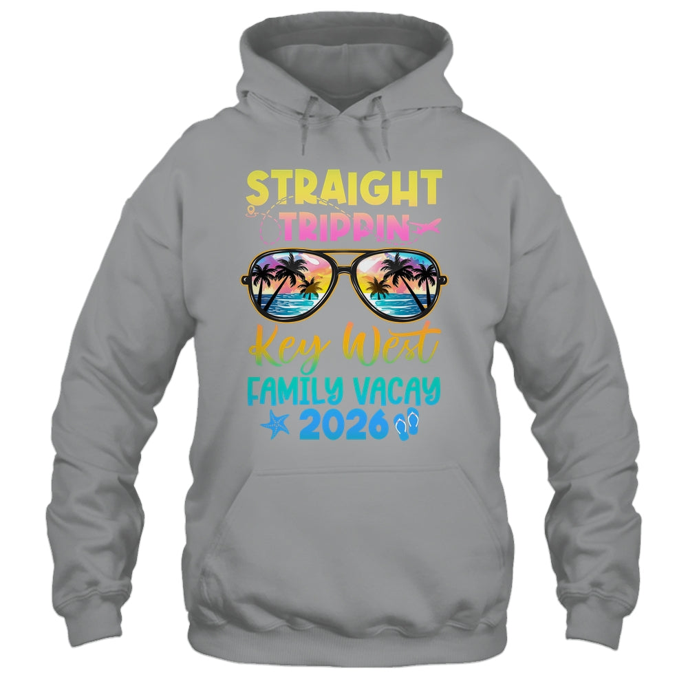 Key West Family Vacay Vacation 2026 Straight Trippin Shirt & Tank Top | siriusteestore