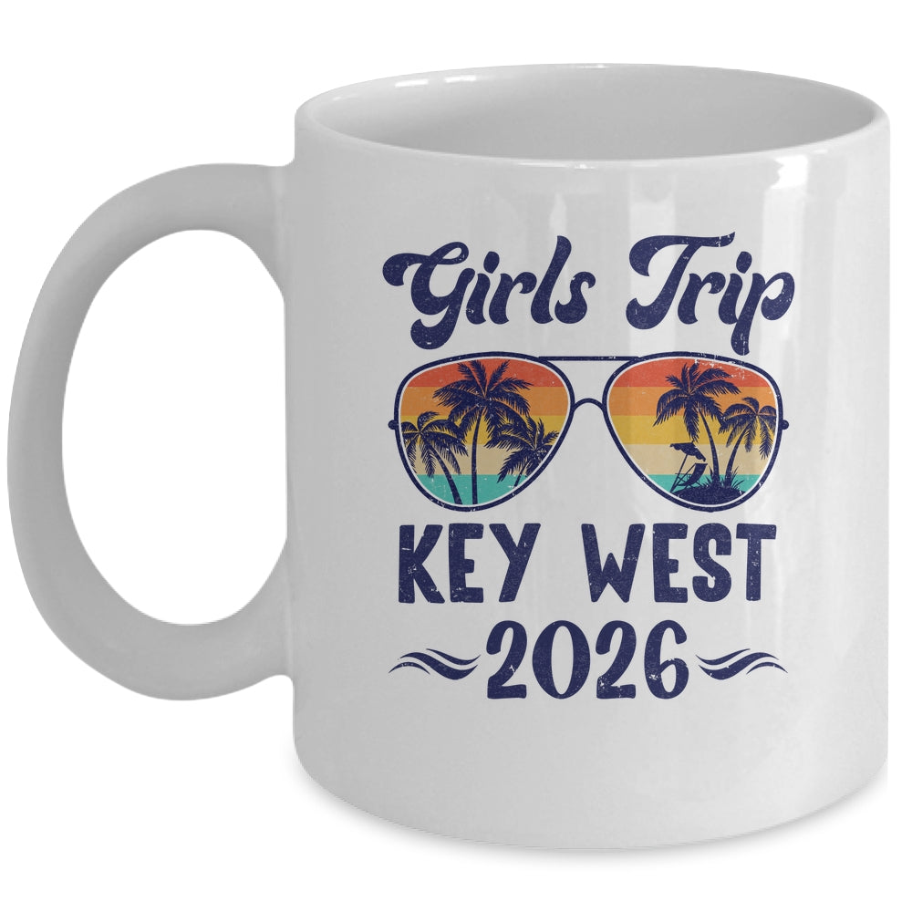 Key West Girls Trip Beach Vacation 2026 Matching Group Mug | siriusteestore