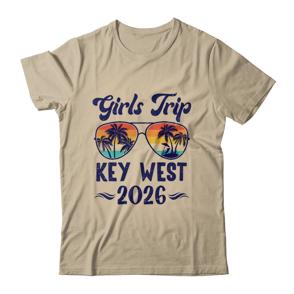 Key West Girls Trip Beach Vacation 2026 Matching Group Shirt & Tank Top | siriusteestore