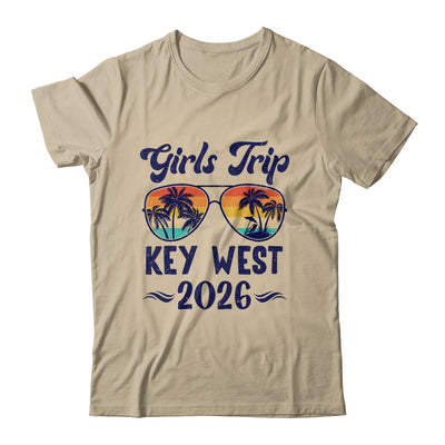 Key West Girls Trip Beach Vacation 2026 Matching Group Shirt & Tank Top | siriusteestore