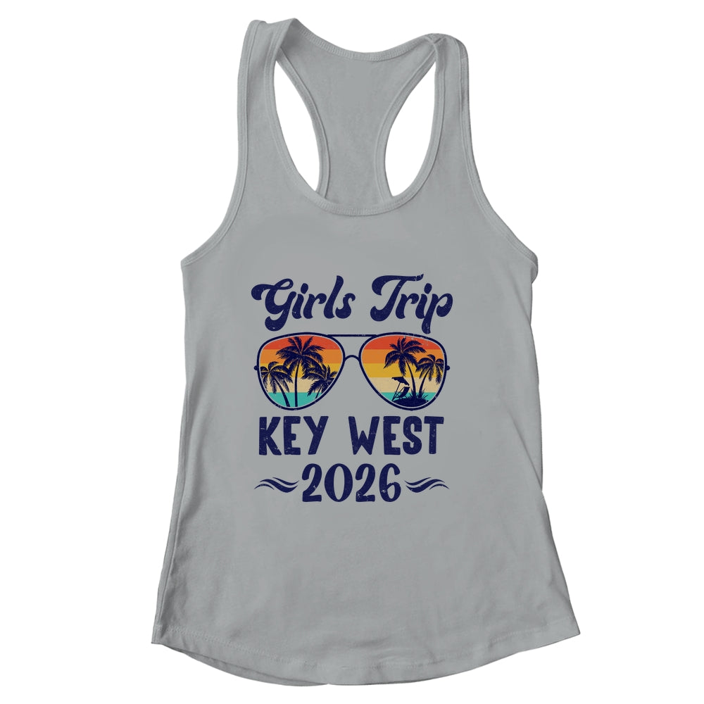 Key West Girls Trip Beach Vacation 2026 Matching Group Shirt & Tank Top | siriusteestore