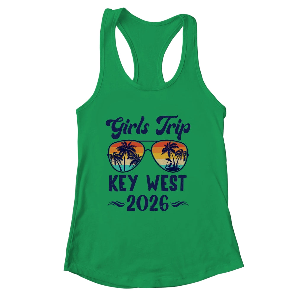 Key West Girls Trip Beach Vacation 2026 Matching Group Shirt & Tank Top | siriusteestore