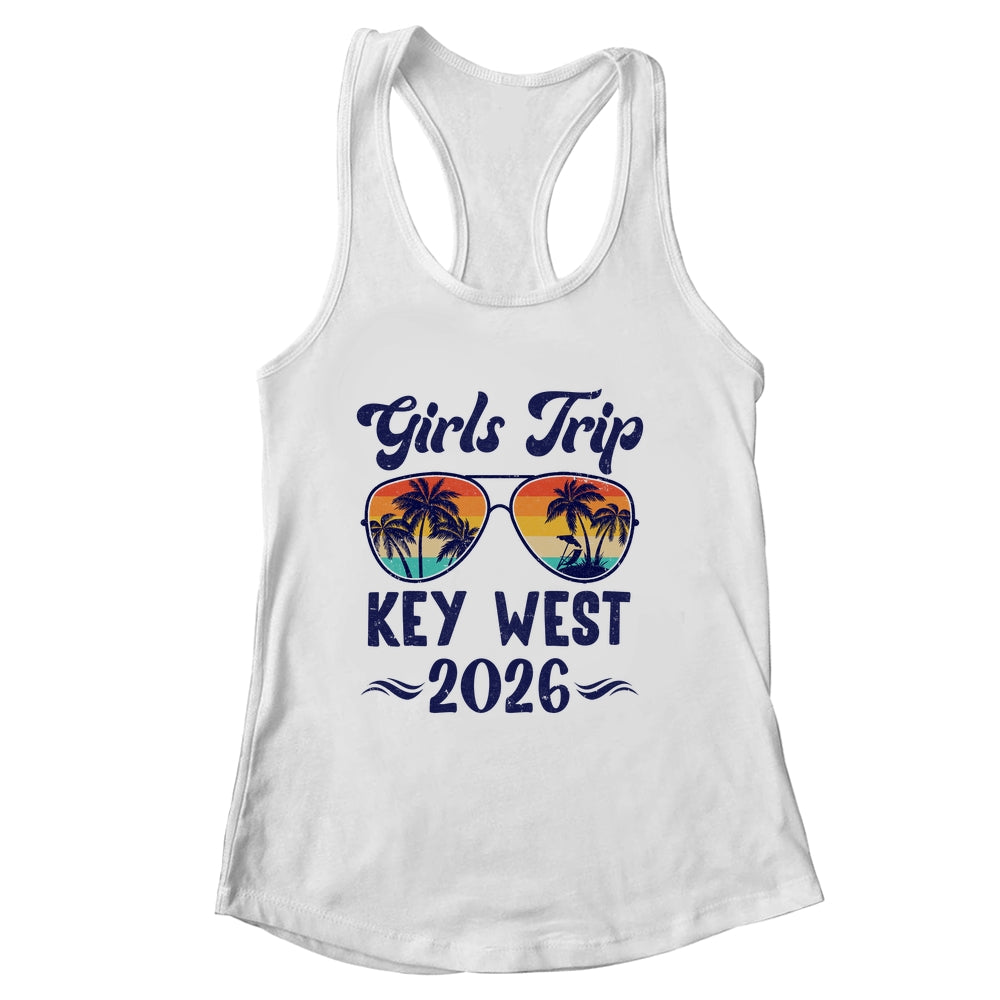 Key West Girls Trip Beach Vacation 2026 Matching Group Shirt & Tank Top | siriusteestore
