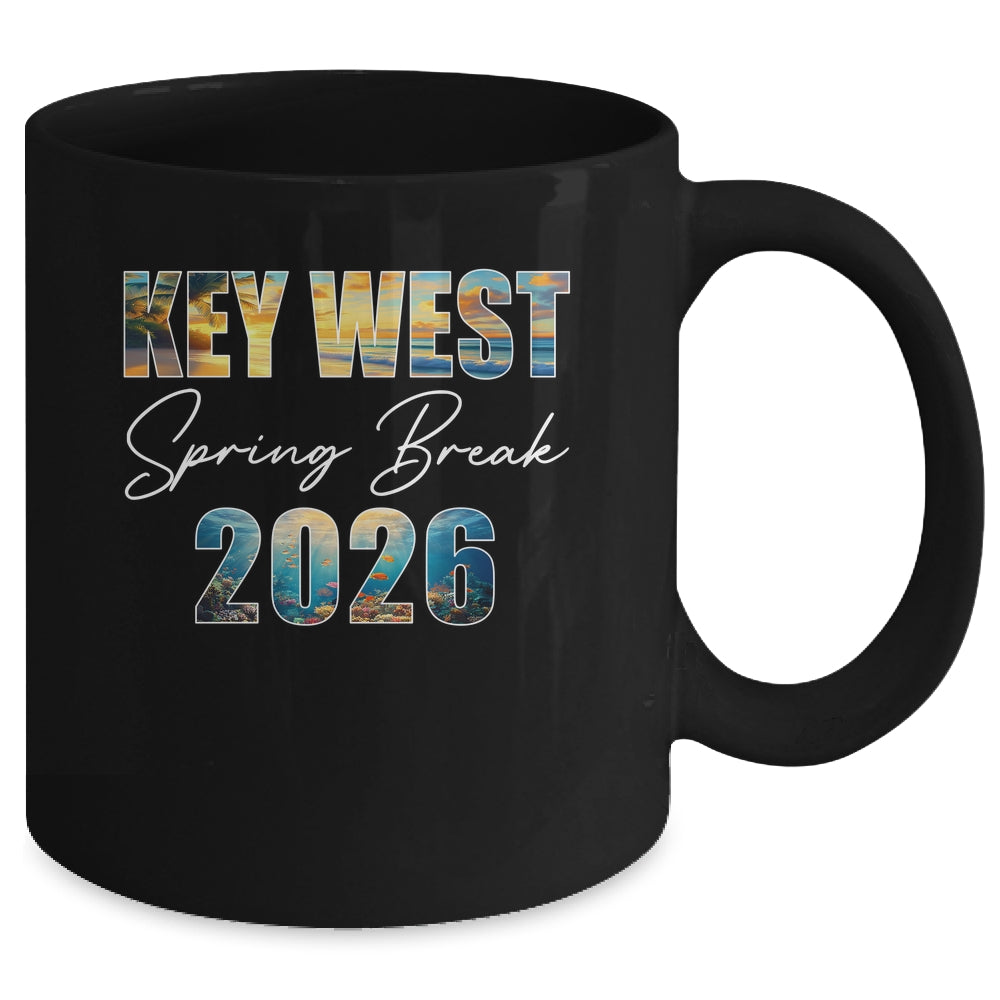 Key West Spring Break 2026 Summer Vacation Beach Mug | siriusteestore