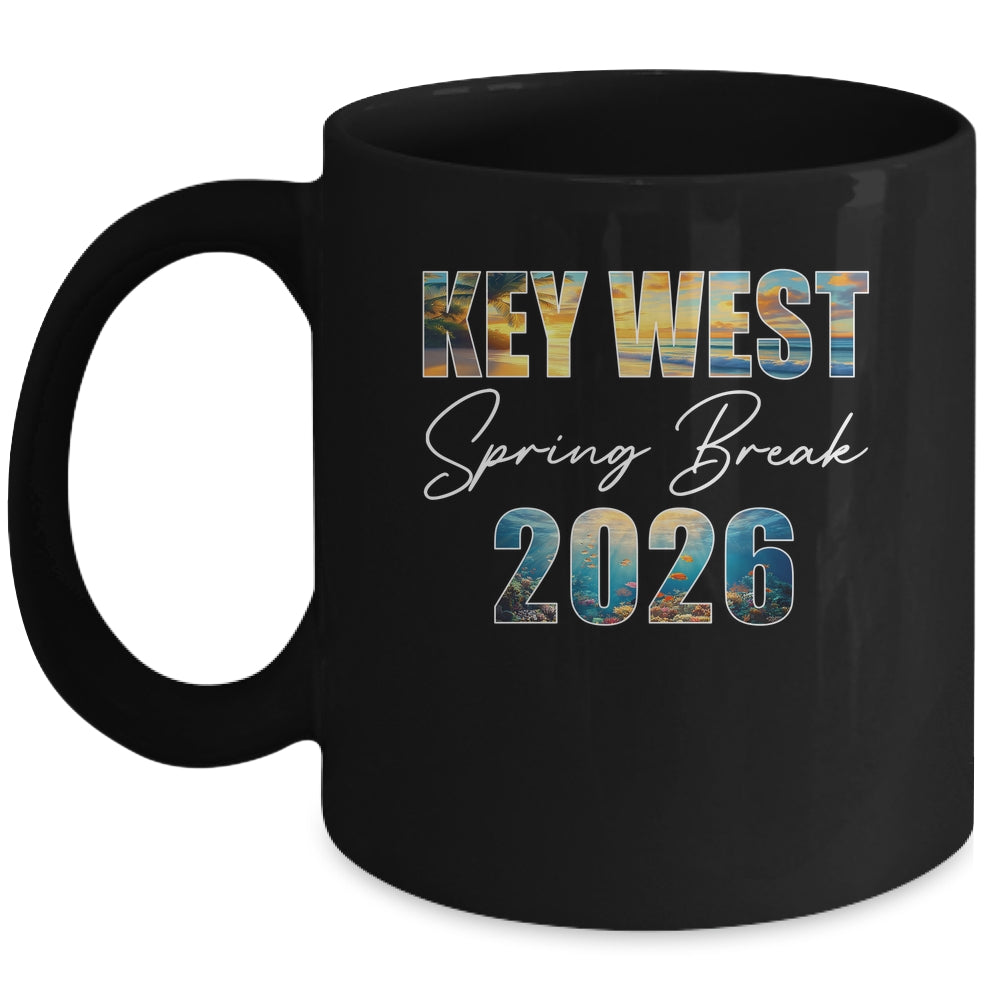 Key West Spring Break 2026 Summer Vacation Beach Mug | siriusteestore