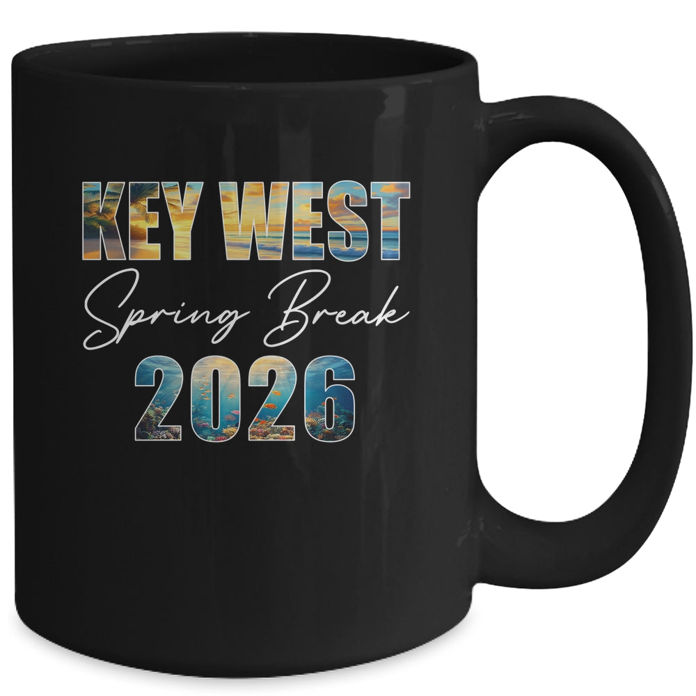 Key West Spring Break 2026 Summer Vacation Beach Mug | siriusteestore