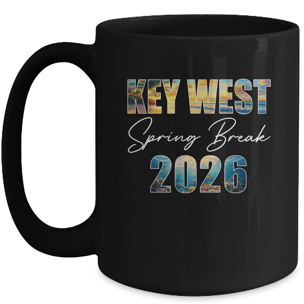 Key West Spring Break 2026 Summer Vacation Beach Mug | siriusteestore