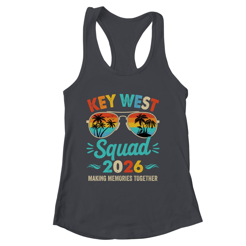 Key West Squad 2026 Vacation Friends Family Matching Group Shirt & Tank Top | siriusteestore