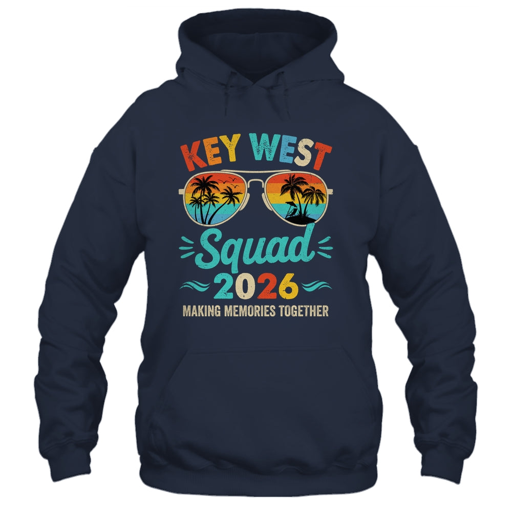 Key West Squad 2026 Vacation Friends Family Matching Group Shirt & Tank Top | siriusteestore