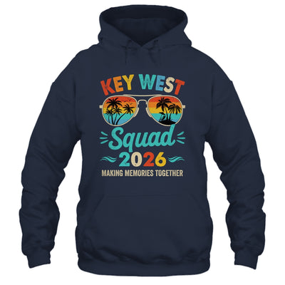 Key West Squad 2026 Vacation Friends Family Matching Group Shirt & Tank Top | siriusteestore