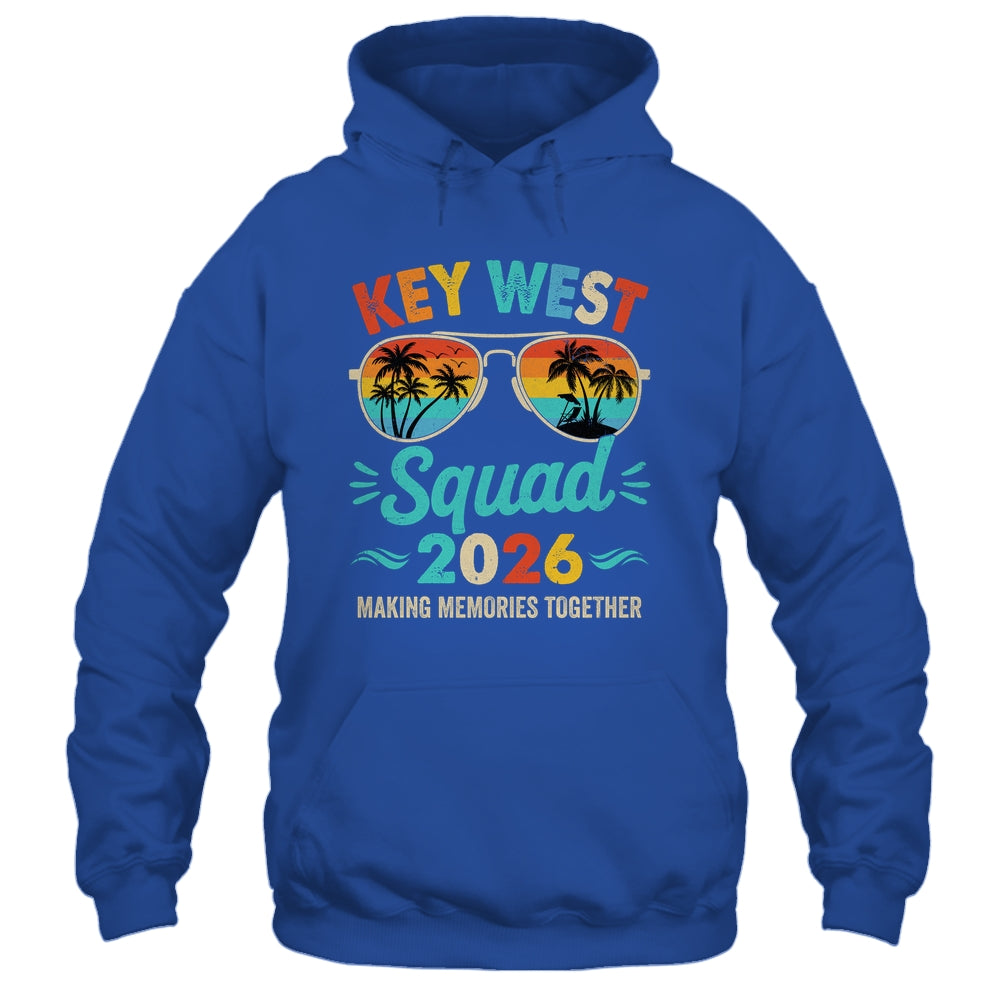 Key West Squad 2026 Vacation Friends Family Matching Group Shirt & Tank Top | siriusteestore
