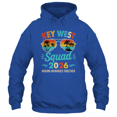 Key West Squad 2026 Vacation Friends Family Matching Group Shirt & Tank Top | siriusteestore