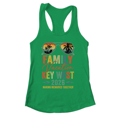 Key West Vacation 2026 Matching Family Group Summer Shirt & Tank Top | siriusteestore