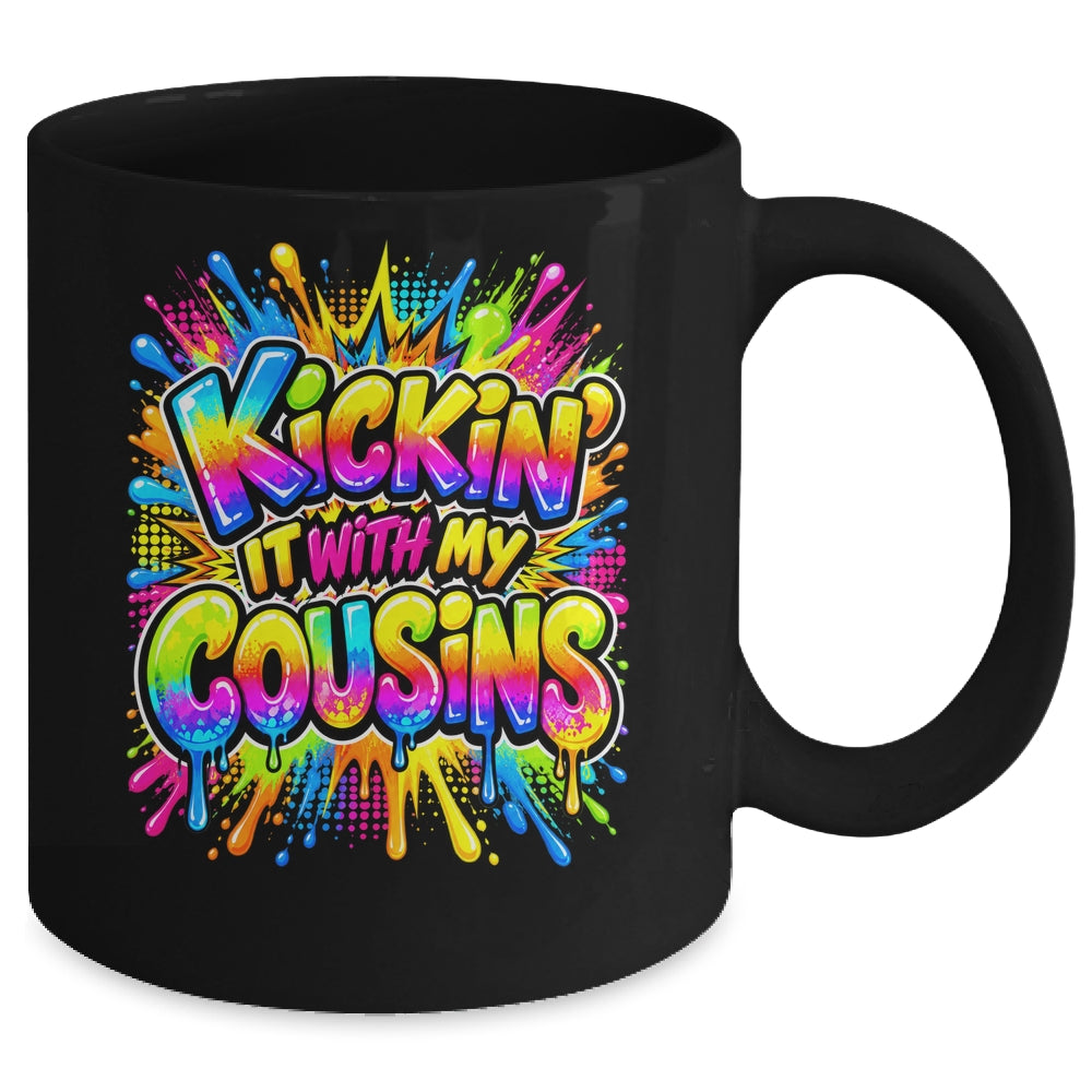 Kickin It With My Cousins Family Reunion Vacation Colorful Mug | siriusteestore