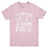 Kids I'm Officially A Handful Five 5th Birthday Boys Kid 5 Youth Shirt | siriusteestore