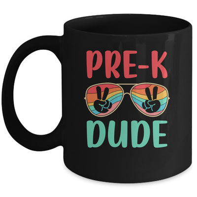 Kids Pre-K Dude Kids First Day Of Preschool Vintage Mug | siriusteestore