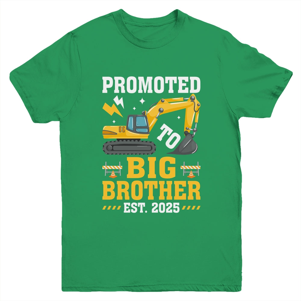 Kids Promoted To Big Bro 2025 Leveled Up To Big Brother 2025 Youth Shirt | siriusteestore