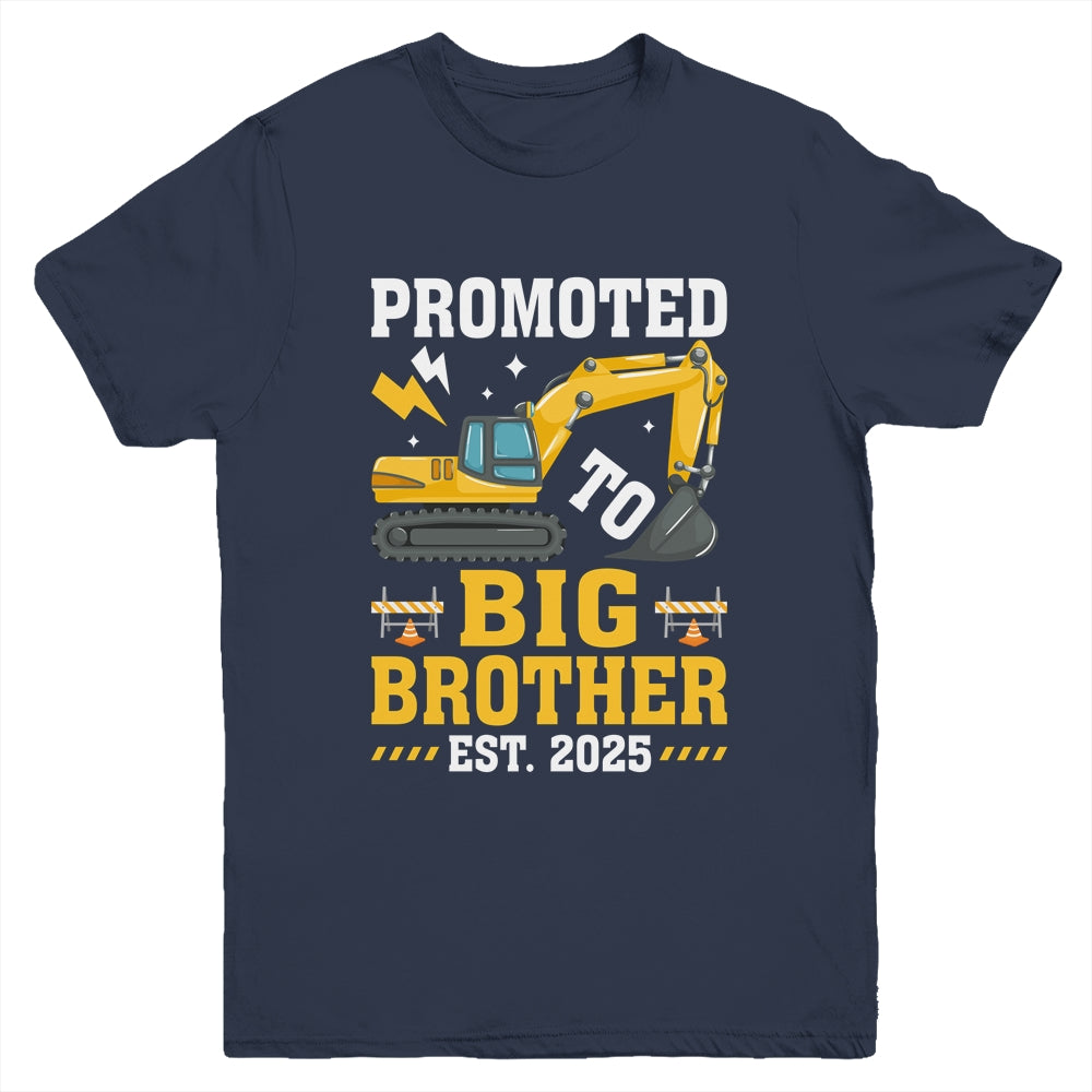 Kids Promoted To Big Bro 2025 Leveled Up To Big Brother 2025 Youth Shirt | siriusteestore