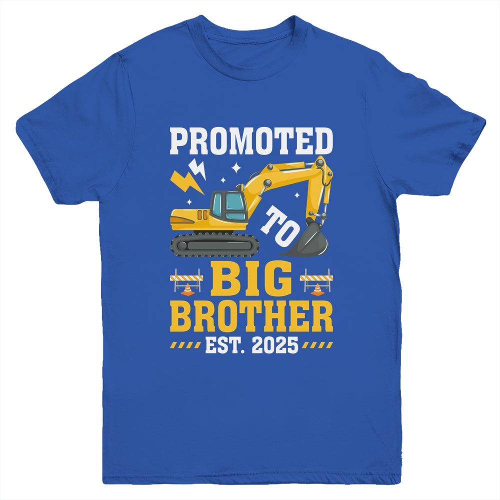 Kids Promoted To Big Bro 2025 Leveled Up To Big Brother 2025 Youth Shirt | siriusteestore