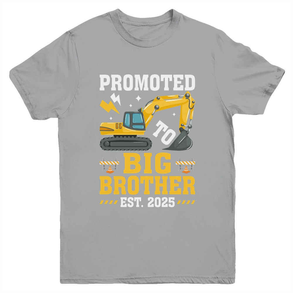 Kids Promoted To Big Bro 2025 Leveled Up To Big Brother 2025 Youth Shirt | siriusteestore