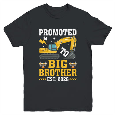 Kids Promoted To Big Bro 2026 Leveled Up To Big Brother 2026 Youth Shirt | siriusteestore