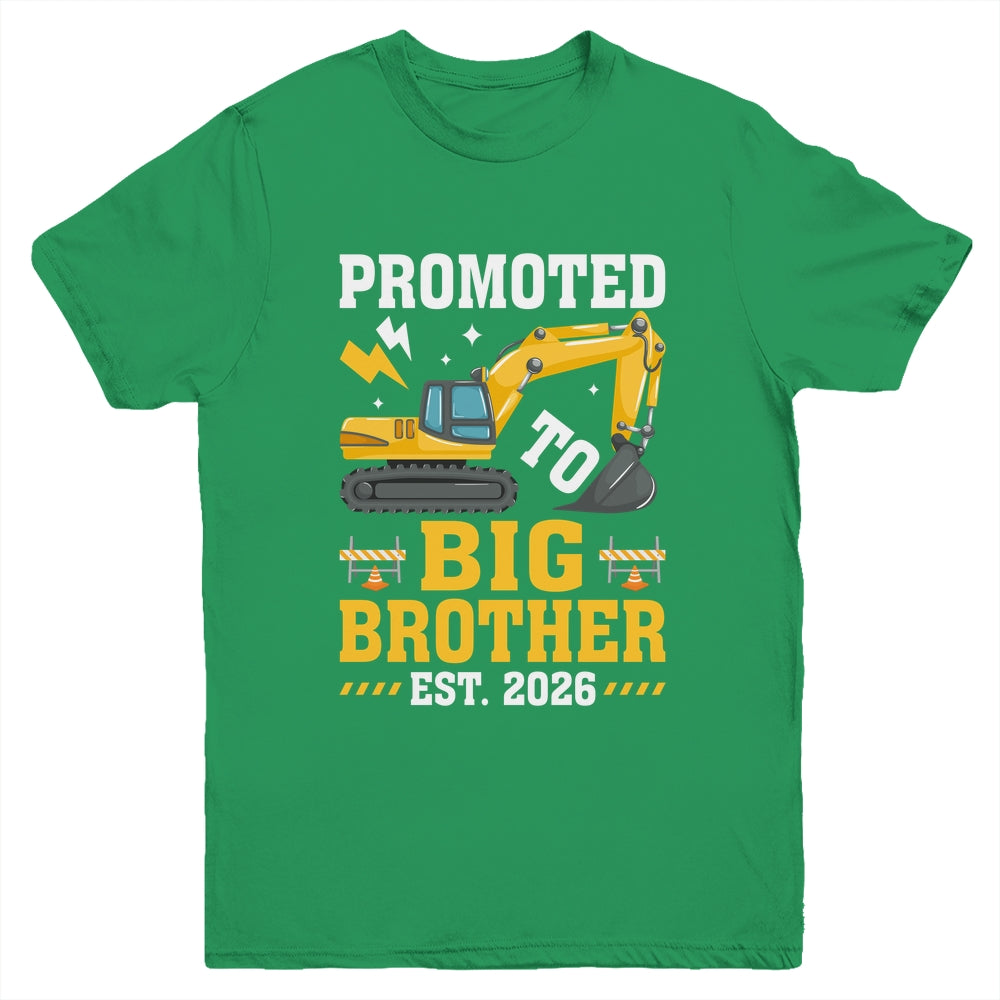 Kids Promoted To Big Bro 2026 Leveled Up To Big Brother 2026 Youth Shirt | siriusteestore