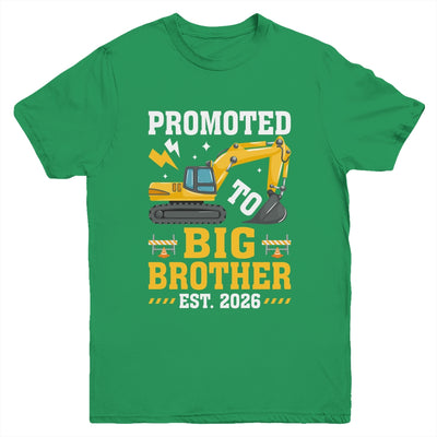 Kids Promoted To Big Bro 2026 Leveled Up To Big Brother 2026 Youth Shirt | siriusteestore