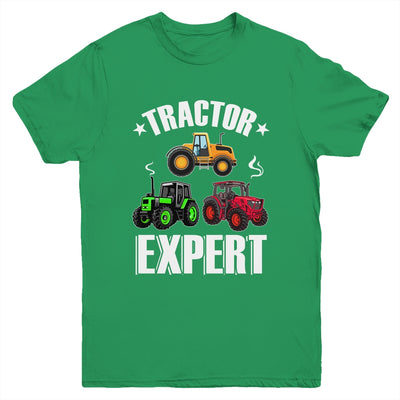 Kids Tractor Expert Funny Boys Girls Tractors Lovers Youth Shirt | siriusteestore