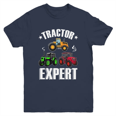 Kids Tractor Expert Funny Boys Girls Tractors Lovers Youth Shirt | siriusteestore