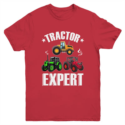 Kids Tractor Expert Funny Boys Girls Tractors Lovers Youth Shirt | siriusteestore