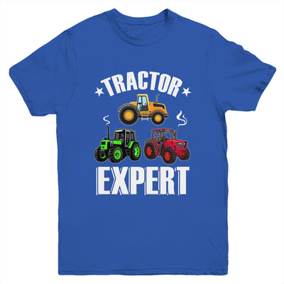 Kids Tractor Expert Funny Boys Girls Tractors Lovers Youth Shirt | siriusteestore