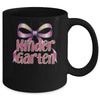 Kindergarten Coquette Bow Back To School First Day Of School Mug | siriusteestore