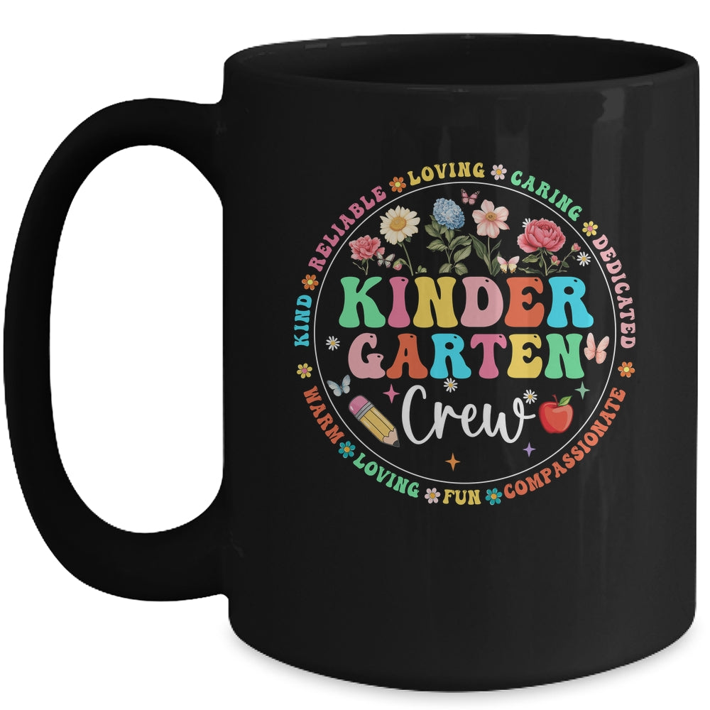 Kindergarten Crew Back To School Kindergarten Teacher Kids Mug | siriusteestore