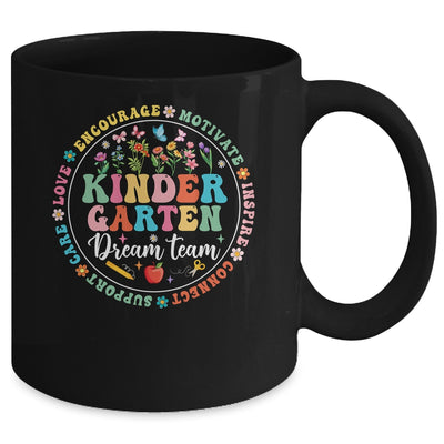 Kindergarten Dream Team Back To School Teacher Flower Mug | siriusteestore