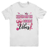 Kindergarten Vibes Back To School Coquette Teacher Girl Youth Shirt | siriusteestore