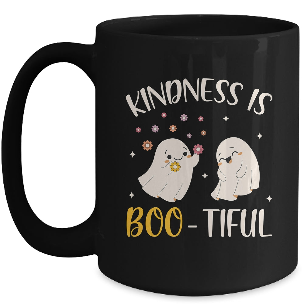 Kindness Is Boo Tiful Teacher Cute Ghost Halloween Costume Mug | siriusteestore