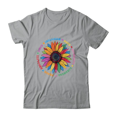 Kindness Peace Equality Love Hope Floral Sunflower Women Shirt & Tank Top | siriusteestore